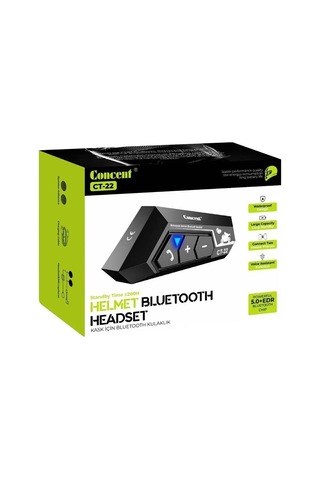 Miaxtreme Rgb Su Geçirmez Ipx8 Bluetooth V5.4 Motosiklet Kask Kulaklık Interkom S-c22