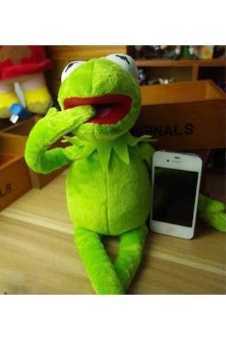 Susam Sokağı Kurbağa Kermit 41Cm Peluş Oyuncak Nostalji Hediyelik