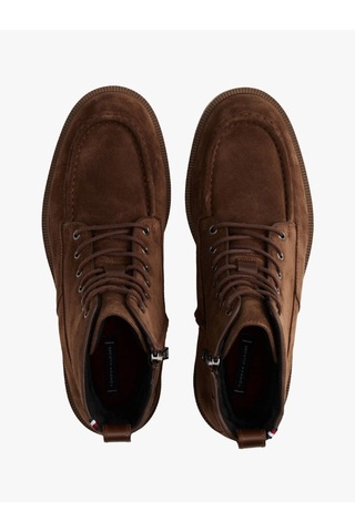 Tommy Hilfiger Fm0fm05599-gv8 Cleated Hilfiger Erkek Süet Kahverengi Bot Açık Kahverengi