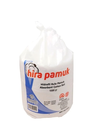 Hira Hidrofil Rulo Pamuk 1 KG
