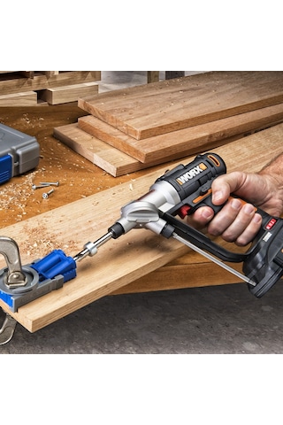 WORX WX176.9C Çift Mandrenli Profesyonel Şarjlı Vidalama + 16 Parça Uç