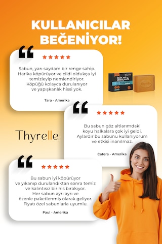 Thyrelle Kojik Asit & Zerdeçal Leke Karşıtı Beyazlatıcı Sabun 100 G