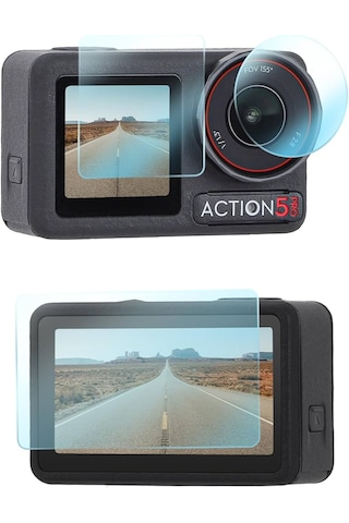 Dji OSMO Action 5 Pro Ekran Koruyucu 9H Şeffaf