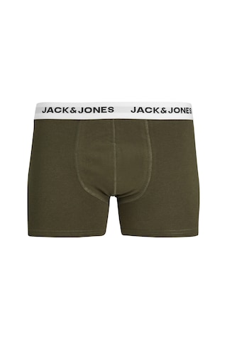 Jack & Jones Erkek Logolu Beli Lastikli 5'Li Boxer Paketi - Basic 12214455 Forest Night