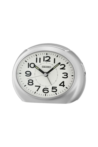 Seiko Clocks Qhe193s Alarmlı Sessiz Akar Saniyeli Uyku Modlu Masa Saati Çok Renkli