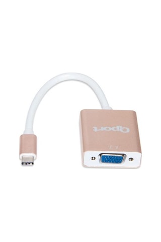 QPORT Q-TV Q-TV TYPE-C (M) TO VGA (F) 1920*1080P 60 HZ CONVERTER