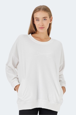 Slazenger Vıkentı Sw 3 Lü Set Kadın Sweatshırt Beyaz - Siyah - Bej