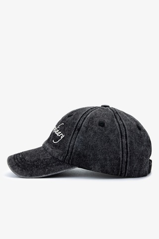 Valmenti Unisex Tekstil Beyzbol Şapka 1139 Ec4007 Spk Y25 Black Denım Antrasit