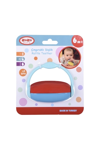 Zuzu Toys Renkli Çıngıraklı Dişlik Çok Renkli