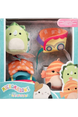 Squishmallows Micromallows 2 Figür + 2 Aksesuar Seti Mm0015 Çok Renkli