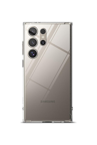 Galaxy Uyumlu S24 Ultra Şeffaf Silikon Kılıf 3d Kamera Korumalı