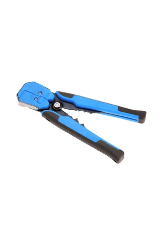 Hangfox Meterk Jx-1301 Mavi Çok Fonksiyonlu Tel Soyucu: Otomatik Soyma, Kesme Ve Presleme - Çelik Ağızlı 10-24 Awg
