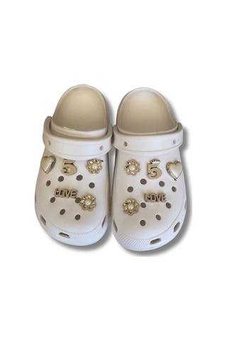 Lovıta Crocs Model Terlik 36-40 Beyaz Beyaz
