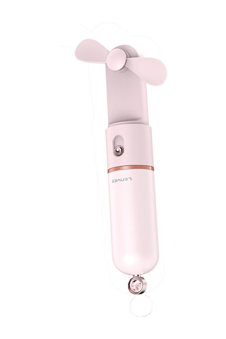 Lenyes Lhf12 Powerbank Özellikli 3 Kademeli Portatif Soğutucu El Fanı Pembe
