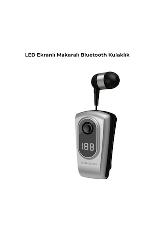 Dsf 220 Kablosuz Klipsli Bluetooth Kulaklık Siyah