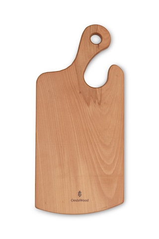 Yekpare Masif Ahşap Sunum Tahtası Kesme Tahtası Kayın Medium 4