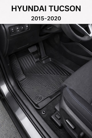 Hyundai Tucson 2015-2020 Uyumlu 3d Oto Paspas Ve Bagaj Havuzu Set Premium