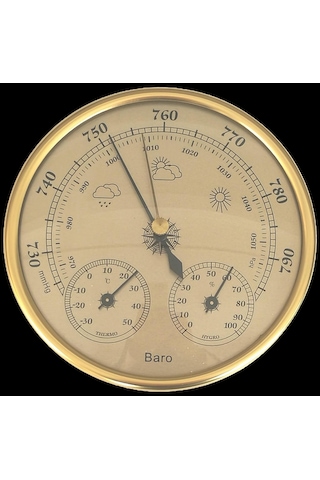 Jms Hassas 3'ü 1 Arada Barometre Termometre İç Ve Dış Mekan Kullanımı İçin Higrometre Nem Ölçer