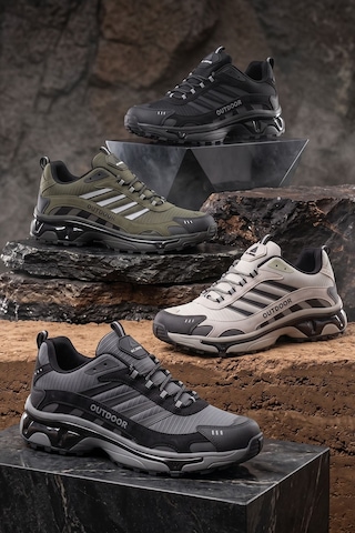 Big King Volt Erkek Spor Outdoor Trekking Ayakkabı Siyah