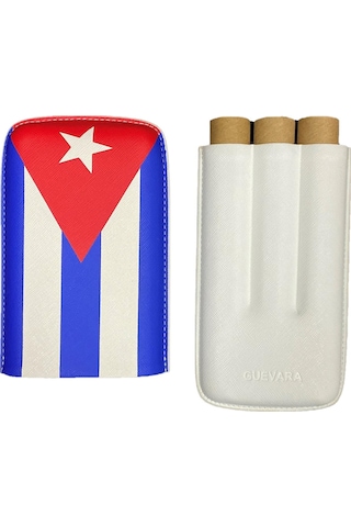 Guevara Cuban Flag Deri Puro Kılıfı 3lü Beyaz 60ring