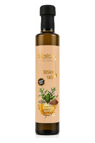 Biostore Soğuk Sıkım Susam Yağı 250 Ml