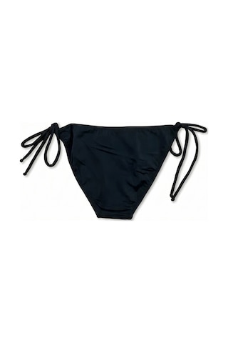Zi Siyah Kenarları Ince Ip Bağlama Detaylı Bikini Altı