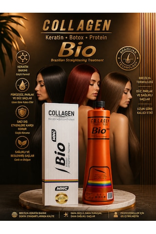 Bio Brezilya Saç Keretin Botox Protein Bakım 1000 Ml