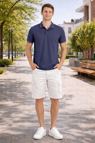 Alexander Gardi Alexandergardı Regular Fit Polo Yaka T-shirt İndigo