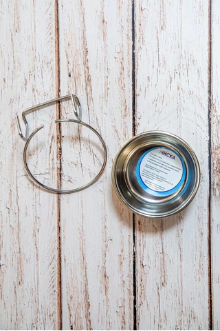 Zootovary Evcil Hayvanlar İçin Metal Askılı Mama Kabı 150 Ml 217967752