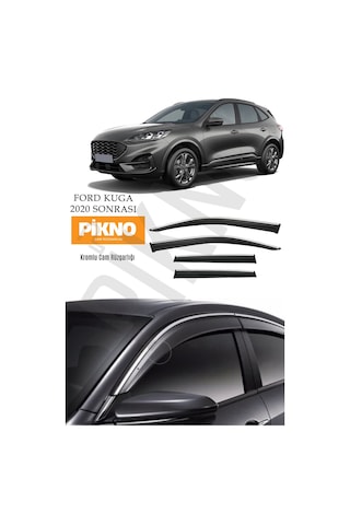 Ford Kuga 2020 Ve Sonrası Kromlu Cam Rüzgarlığı 4'lü Set A+ Plus