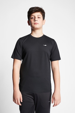 Lescon Siyah Çocuk Kısa Kollu T-Shirt 23S-3298-23B Siyah