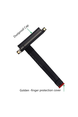 Pazly Yüksek Hızlı M.2 Nvme M-key Pcı-e 3.0 16x Uzatma Kablosu - Ssd Genişletme