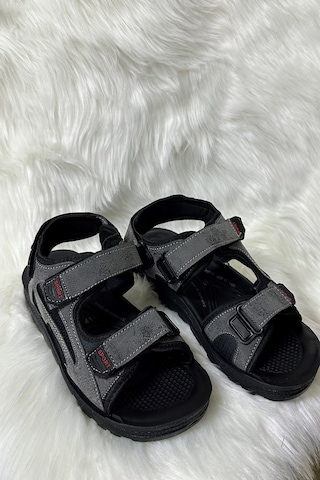 Günlük Unisex Kalın Anatomik Taban Cırtlı Ayarlanabilir Plaj Havuz Deniz Sandalet 037-337-183 Buz Gençpoli