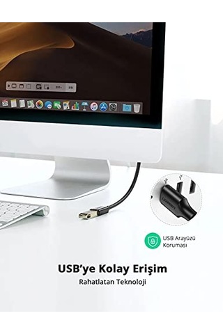 Usb 3.0 Uzatma Kablosu 1.5 Metre, Siyah Diğer