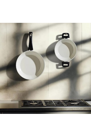 Nehir Ceramic Siyah 2 Parça Tava Seti