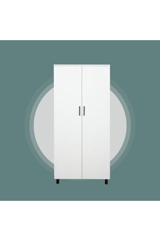 Çok Amaçlı 2 Kapılı Banyo Dolabı Beyaz