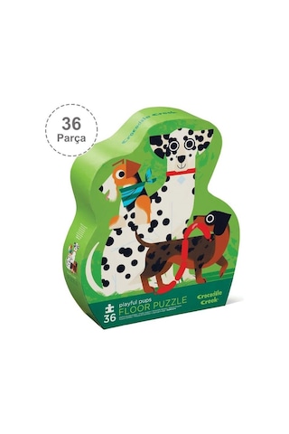 Crocodile Creek Puzzle 36 Parça Eğlenceli Yavru Köpekler