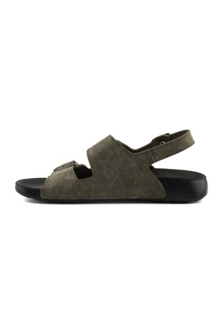 Barcelona Urban Sandals Rahat Yumuşak Tabanlı Erkek Sandalet Haki
