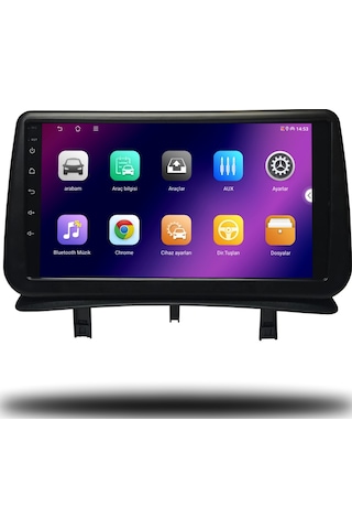 Caros Renault Clio 3 2005-2011 Android Multimedya 4gb Ram 32gb Hafıza 10"