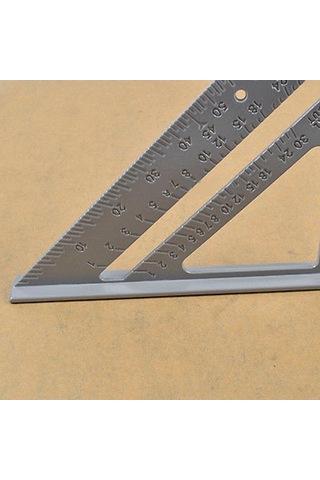 Qingmipy Alüminyum Alyans Halka Ölçer - 10.3 İnç Ahşapçı Aracı, Doğru Açı Ölçümü, Profesyonel Kullanim