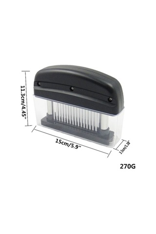 Primepickings 48-pin Şırıltılı Paslanmaz Çelik Et Yumuşatıcı, Tavuk, Biftek, Sığır, Domuz, Balık İçin, Diğer Kullanımlar Diğer