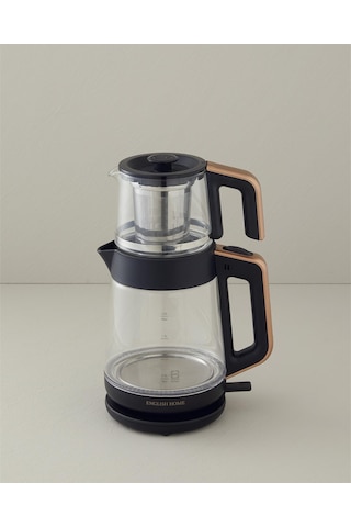 English Home CMK 6001 Cam Çay Makinesi ve Kettle
