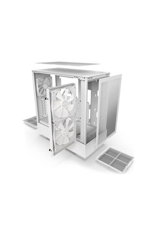 Nzxt H Series H5 Flow CC-F51FW-R1 Atx Mid Tower Oyuncu Bilgisayar Kasası Beyaz