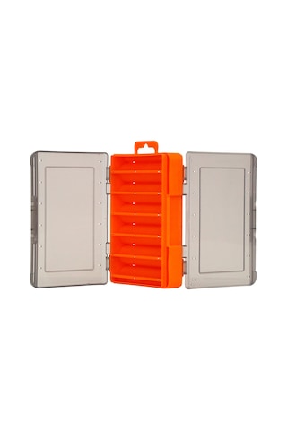 Springsun Çift Taraflı Mini Olta Kutusu - Yeşil/turuncu/mavi/sarı, 140x100x30mm