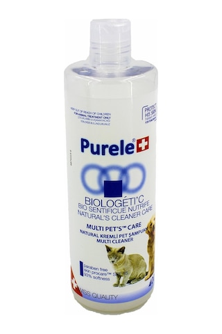 Purele Biologetic Kolay Tarama Sağlayan Parlaklık Veren Evcil Hayvan Şampuanı 400 ML