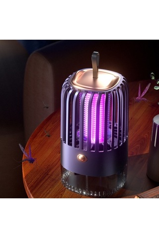 Fortunelane Ev İçi Mosquito Killer: 360 Işık & Turbo Emme & Güçlü Öldürme, Görünür Depo, Beyaz