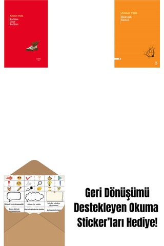 Kalbim Unut Bu Şiiri Ciltli + Bakışın Senin + Okuma Sticker'ları