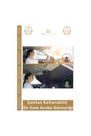 Arabagüneşliği Katlanabilir Uv Korumalı Oto Katlanır Araç Çift Katmanlı Isı Güneş Sıcak Yalıtımlı O
