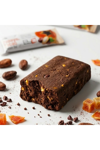 Papaya Ve Kakao Aromalı Protein Bar 45 G Protein İçeren Atıştırmalık Ve Sporcu Barı 6 Adet