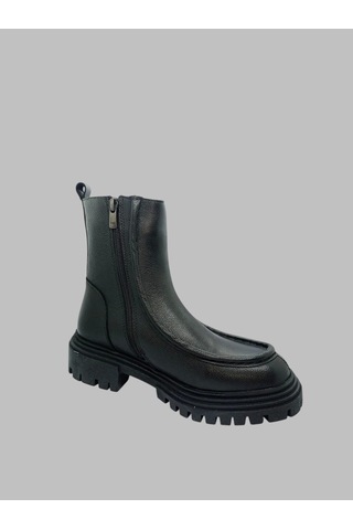 Albini A-25104152k Kadın Deri Bot Siyah